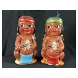 Native American Chalkware Carnival Piggy Bank Pr.
