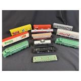 12 Rolling Stock Model Train Cars TYCO HO Scale