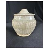 Chinese Qingbai Ware Lobed Porcelain Covered Jar