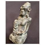 Javanese Majapahit-Style Bronze Mother & Child