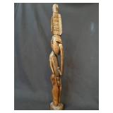 Papua New Guinea Lower Sepik Wood Ancestral Figure