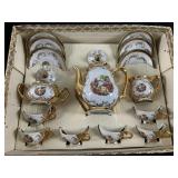 Boxed Bavaria Gloria 15pc Miniature Coffee/Tea Set