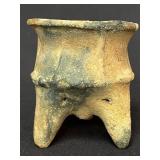 Pre-Columbian Style Tripod Terracotta Vessel