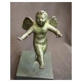 Roman Style Bronze Winged Cupid Eros