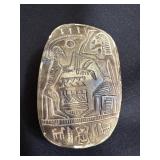 Egyptian Pharaoh Scarab Seal w Figures