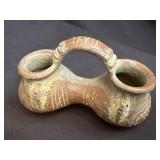 Pre-Columbian Style Double Vessel Bridge Handle #1