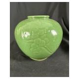 Chinese Green Glazed Incised Pottery Jar