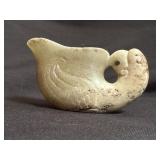 Chinese White Jade Bird Rhyton Libation Cup