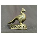 Indian Brass Peacock Vajri Foot Scrubber