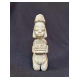 African Carved Soapstone Offering Figure