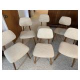 6pc T.J. Miller Mid-Century Modern Dining Chairs
