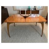 Midcentury Modern Walnut Dining Table Leaves &Pads