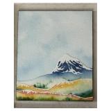 Mount Rainier / Fuji Watercolor