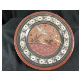 Mexican Tonalï¿½ Barro Bruï¿½ido Bird Charger