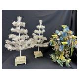 Vintage Feather Trees & Victrylite Candelabra