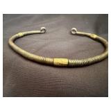 African Iron & Copper Torque Neck Ring