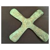 Antique Congo Katanga Handa Copper Cross