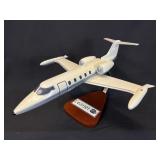 Pacific Aircraft Wood Model Airplane Lear Jet A35