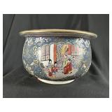 Chinese Guangxu Famille Rose Figural Jardiniere