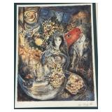 Marc Chagall "Bella" 1999 Ltd Ed I 328/500 Litho