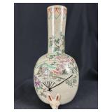 Japanese Crackle Vase Rabbit Mask Tripod