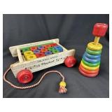 Playskool Col-O-Rol Wagon Rainbow Blocks KidsToys