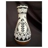 Native American Acoma Pueblo Signed Vase