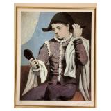 Pablo Picasso "Harlequin w/Mirror" Ltd Ed. 11/175