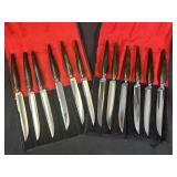 12 Solingen Germany Carbon Chrome Steak Knives Set