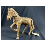 Thai Style Bronze Horse Sculpture w/ Tag