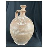 Antique Hungarian Plutzer Terracotta Wine Jug