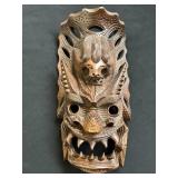 Filipino Ifugao Carved Wood Dragon Mask