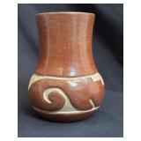 Teresita Naranjo Santa Clara Pueblo Redware Vase