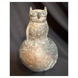 Studio Pottery Owl Form Vase