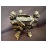 Georgian Bronze Grand Tour Cherub Inkwell