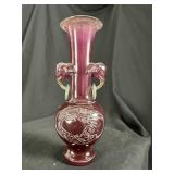 Wafista Elephant Ring Amethyst Vase