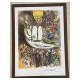 Marc Chagall "Exodus Tablets" Art Litho 179 / 500