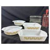 Fire-King Star Glow Atomic Snowflake Bakeware