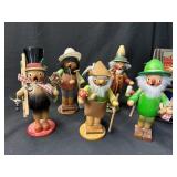 5 German Steinbach Rauchermann Incense Smokers