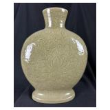 Chinese  Longquan Celadon Lotus Relief Vase