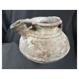 Ancient Anatolian Terracotta Spouted Oil Vessel