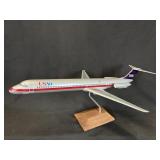 McDonnell Douglas MD-80 US Air Wood ModelAirplane