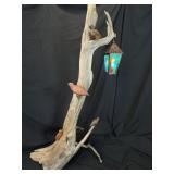 MCM Folk Art Driftwood Root Bird Sculpture