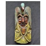 Mexican Guerrero Eagle Wood Dance Mask
