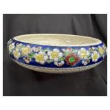 Japanese Crackle Glaze Floral Brush Wash
