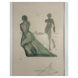 Salvador Dali La Deesse de Cythere Woodcut 46/144