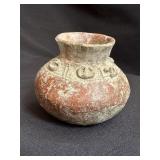 Pre-Columbian Mexico Redware Pottery Olla Vessel