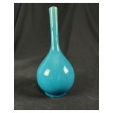Chinese Turquoise Monochrome Porcelain Bottle Vase