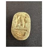 Egyptian Steatite Scarab Amulet w/ Intaglio