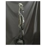 African Abstract Figure Handcarved EbonySculpture